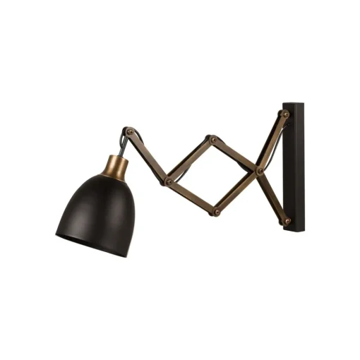 Opviq Sakselampe Sivani MR-725 svart/gull antikk Sale