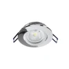 Deko-Light Samsola innfelt taklampe, sølvblank, Ø 8 cm, metall Sale