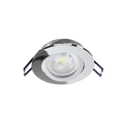 Deko-Light Samsola innfelt taklampe, sølvblank, Ø 8 cm, metall Sale