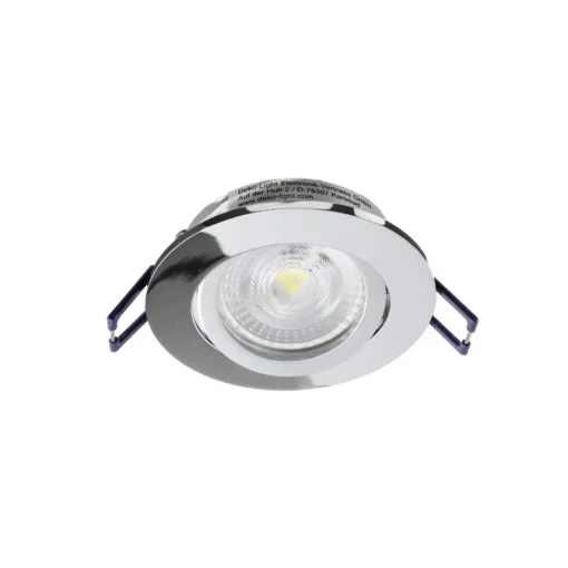 Deko-Light Samsola innfelt taklampe, sølvblank, Ø 8 cm, metall Sale