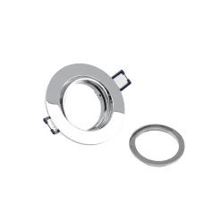 Deko-Light Samsola innfelt taklampe, sølvblank, Ø 8 cm, metall Sale