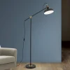 ORION Schiller gulvlampe, svart, metall, 153 cm, justerbar| Gulvlamper