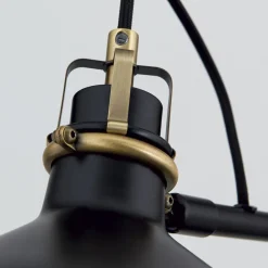 ORION Schiller gulvlampe, svart, metall, 153 cm, justerbar| Gulvlamper