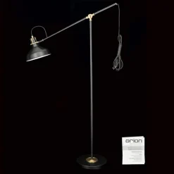 ORION Schiller gulvlampe, svart, metall, 153 cm, justerbar| Gulvlamper