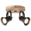 Brilliant Seed takspot, 2 lyskilder, svart Outlet