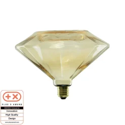 SEGULA LED flytende diamond E27 8 W gull dimbar| Filament Pærer|Filament Pærer