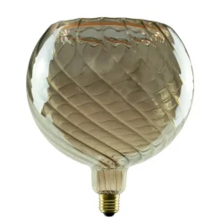 SEGULA LED-globe flytende G200 E27 6W twist røyk| Andre Pærer|Dimbar Led-Pære
