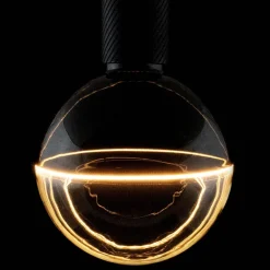 SEGULA LED-Globe Illusion E27 G125 klar/svart 5W 1900K dimbar| E27 Pærer|Dimbar Led-Pære