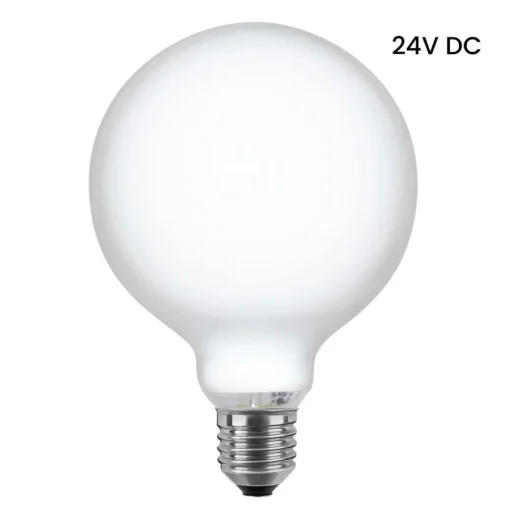 SEGULA LED-globepære 24V DC E27 6W 927 opal dimbar| E27 Pærer|Dimbar Led-Pære