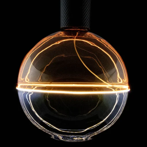 SEGULA LED-globus Illusion, E27 G190 blå/amber 6W 1900K dimbar| Dimbar Led-Pære|Dimbar Led-Pære