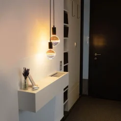 SEGULA LED-globus Illusion, E27 G125 blå/amber 5W 1900K dimbar| Dimbar Led-Pære|Dimbar Led-Pære