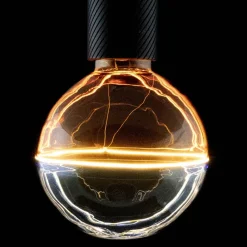 SEGULA LED-globus Illusion, E27 G125 blå/amber 5W 1900K dimbar| Dimbar Led-Pære|Dimbar Led-Pære