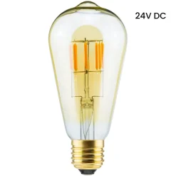 SEGULA LED-pære 24V DC E27 6W Rustika 919 dimbar| Dimbar Led-Pære|Dimbar Led-Pære