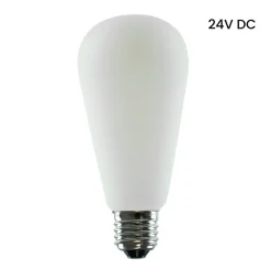SEGULA LED-pære 24V E27 6W 927 rustikk opal dim New
