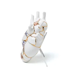 SELETTI Love in Bloom Kintsugi-vase, fargerik, porselen, gull Best