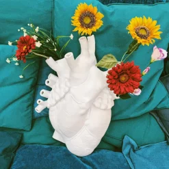 SELETTI Love in Bloom Kjempevase, hvit, h 60 cm, glassfiber| Møbel Og Interiør