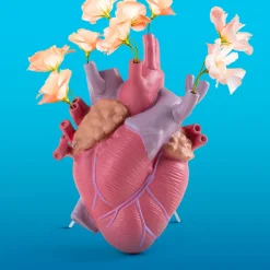 SELETTI Love in Bloom-vase, fargerik, høyde 25 cm, porselen Online