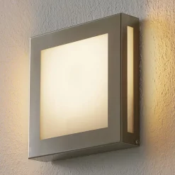 CMD Sensor-LED-utelampe Aqua Legendo Mini, stål| Vegglamper Med Sensor|Utebelysning Med Sensor