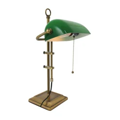 Steinhauer Skrivebordslampe Ancilla, justerbar bronse/grønn| Kontorbelysning|Bordlamper
