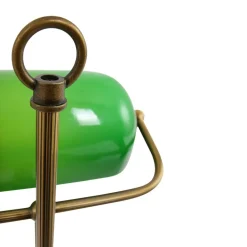 Steinhauer Skrivebordslampe Ancilla, justerbar bronse/grønn| Kontorbelysning|Bordlamper