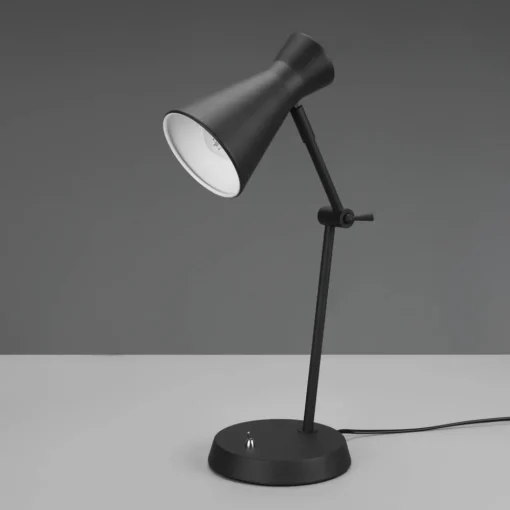 Reality Leuchten Skrivebordslampe Enzo, 1 lyskilde, svart Best