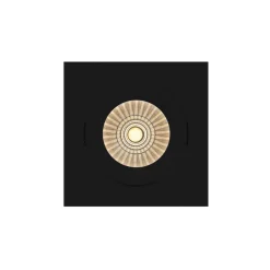 The Light Group SLC DL04 Square X1 innfelt lampe IP54 3000K svart| Nedfelt Utebelysning|Utespotter