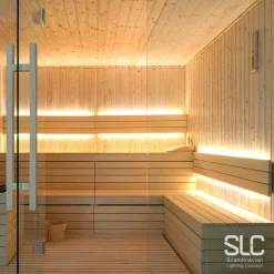 The Light Group SLC LED-Strip badstue opp til 105°C, 24V IP67 5m 3000K Clearance
