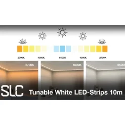 The Light Group SLC LED-stripe Tunable White 827-865 10m 125W IP20| Lysstriper