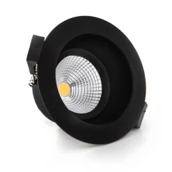 The Light Group SLC One Soft LED innfellingsspot med dimming til varm svart Clearance