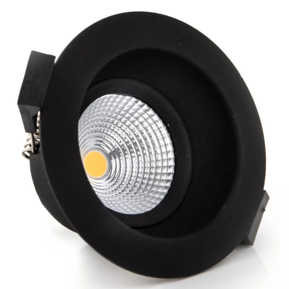 The Light Group SLC One Soft LED innfelt spotlight svart 2 700 K| Butikkbelysning|Downlights