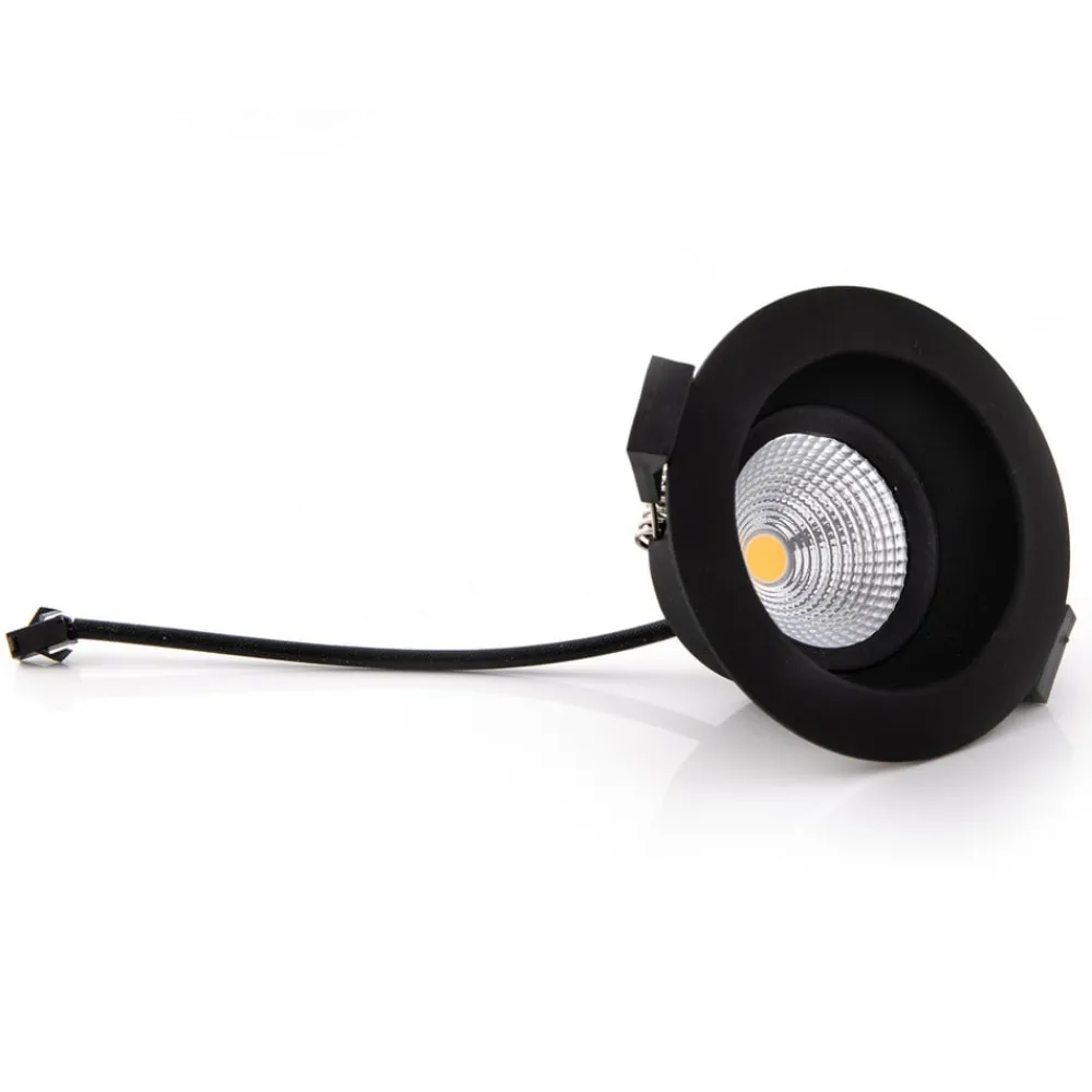 The Light Group SLC One Soft LED innfelt spotlight svart 2 700 K| Butikkbelysning|Downlights