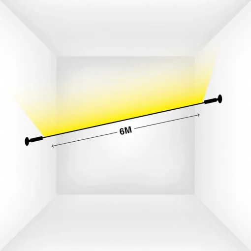 The Light Group SLC SkyLine-profil for LED-striper, lengde 6 m| Dekorasjonsbelysning|Lysstriper