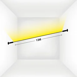 The Light Group SLC SkyLine-profil for LED-striper, lengde 12 m Online