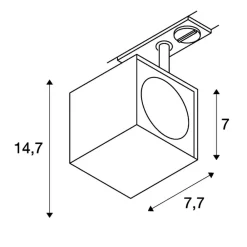 SLV Altra Dice Track Spot HV track svart Hot