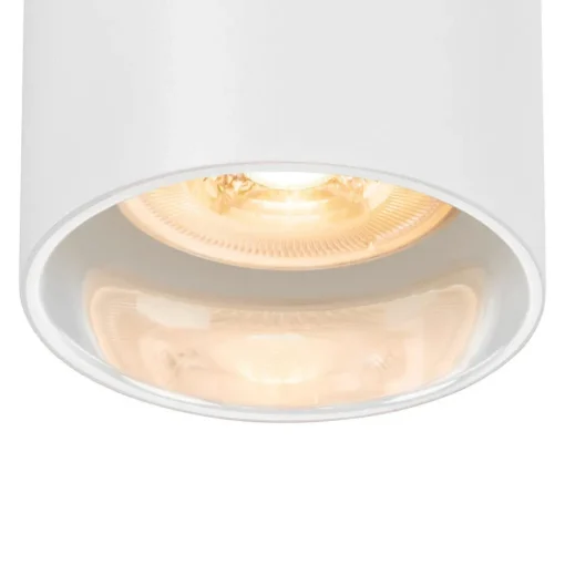 SLV Asto Tube GU10-spot for 1-faset skinne hvit| Kontorbelysning|Skinnesystem