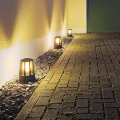 SLV Cone - antracittfarget sokkelbelysning, IP54| Sokkellamper