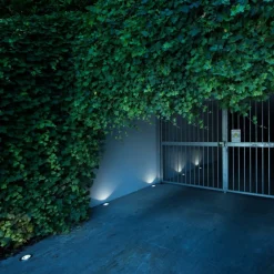 SLV Dasar 115 rund innfelt gulvlampe GU10| Nedfelt Utebelysning