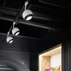 SLV Dekoring Light Eye 150, svart matt, Ø 14 cm, metall Outlet