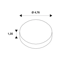 SLV Dekoring Noblo, bronsefarget, Ø 5 cm, plast| Tilbehør