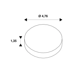 SLV Dekoring Noblo, kobberfarget, Ø 5 cm, plast| Tilbehør