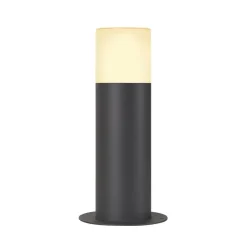 SLV Grafit stibelysning antracitt sylinder 30 cm| Gatebelysning, Pullert Belysning
