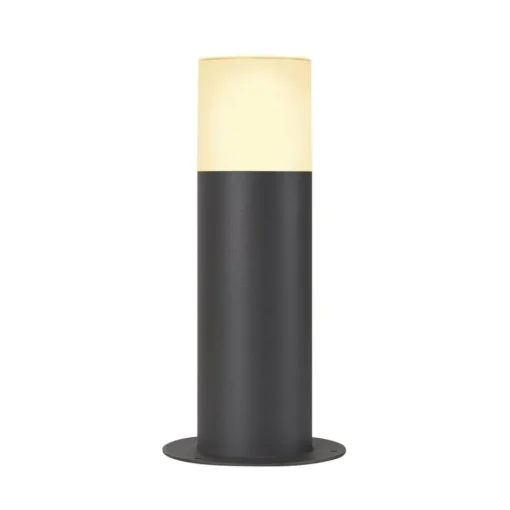 SLV Grafit stibelysning antracitt sylinder 30 cm| Gatebelysning, Pullert Belysning