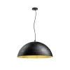 SLV hengelampe Forchini, 70 cm svart/gullfarget plast Outlet