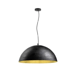 SLV hengelampe Forchini, 70 cm svart/gullfarget plast Outlet