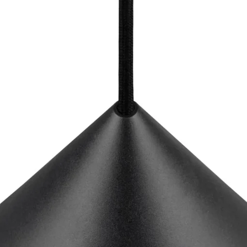 SLV hengelampe Magico, Ø 38 cm, matt svart, metall| Butikkbelysning