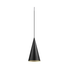 SLV hengelampe Magico, Ø 21 cm, svart/gullfarget, metall| Butikkbelysning