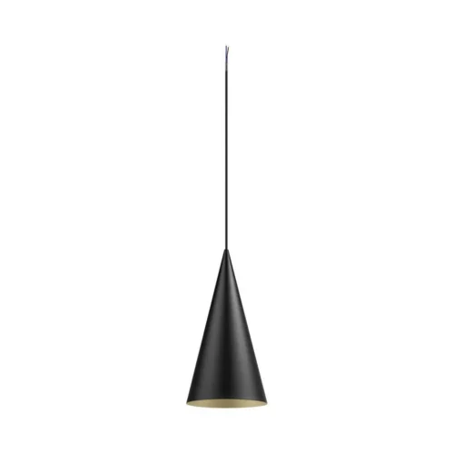 SLV hengelampe Magico, Ø 21 cm, svart/gullfarget, metall| Butikkbelysning