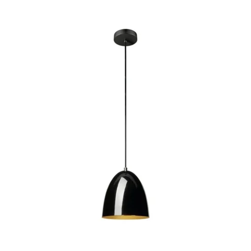 SLV hengelampe Para Cone, Ø 20 cm, svart/gullfarget| Butikkbelysning