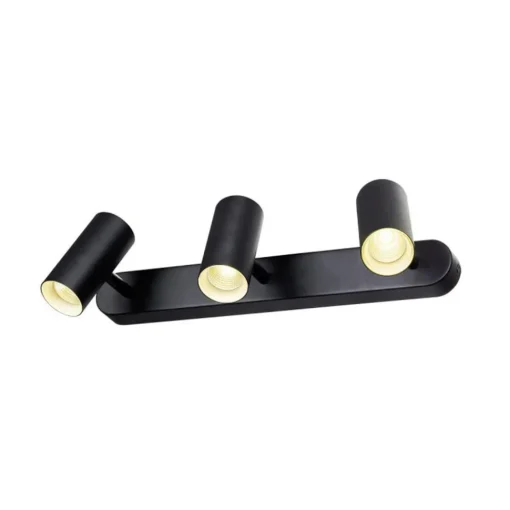 SLV LED-downlight Noblo, 3.000 K, svart, lengde 40 cm| Butikkbelysning