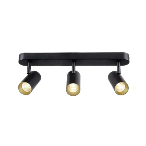 SLV LED-downlight Noblo, 2700 K, svart, lengde 40 cm| Butikkbelysning
